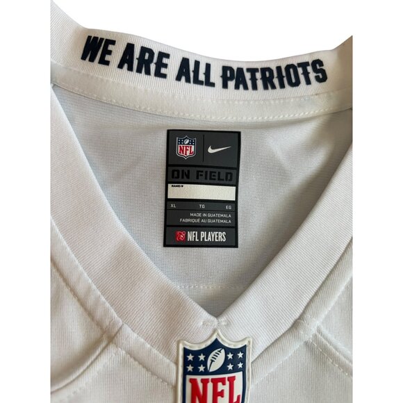 Nike NFL On Field New England Patriots #10 White Jersey Womens Size XL Polyester - Picture 13 of 16